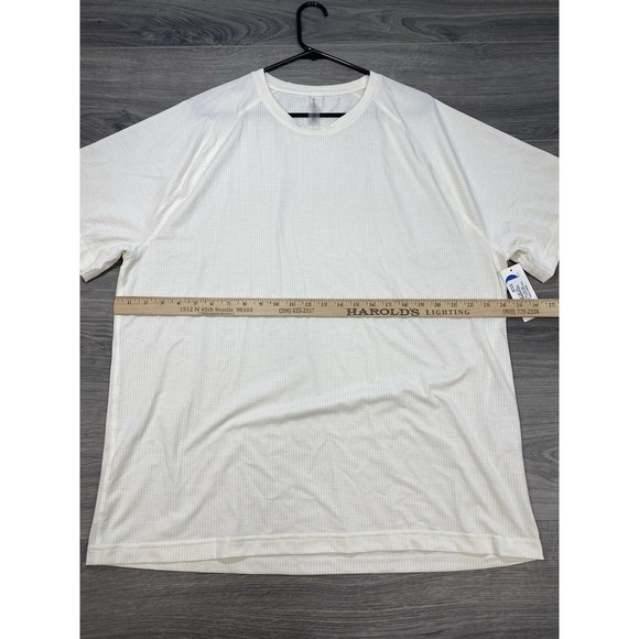 Outdoor Voices T Shirt Extra 3XLarge Beige Mesh Thinkfast Waffle Knit - Picture 6 of 9